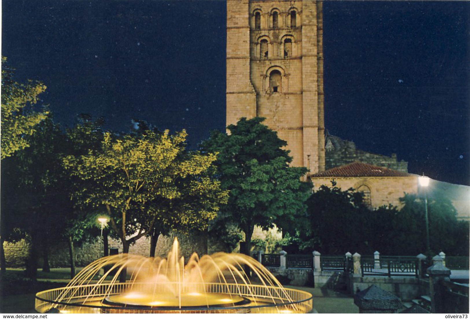 ZAMORA, Fuente Luminosa Y Catedral, 2 Scans - Zamora