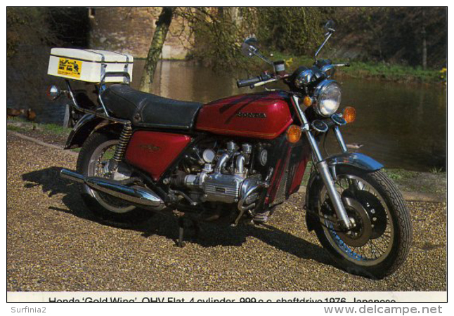 CAISTER CASTLE COLLECTION - BURDALL´S GRAVY SALT ADVERT - HONDA GOLD WING No 4 - Motorbikes