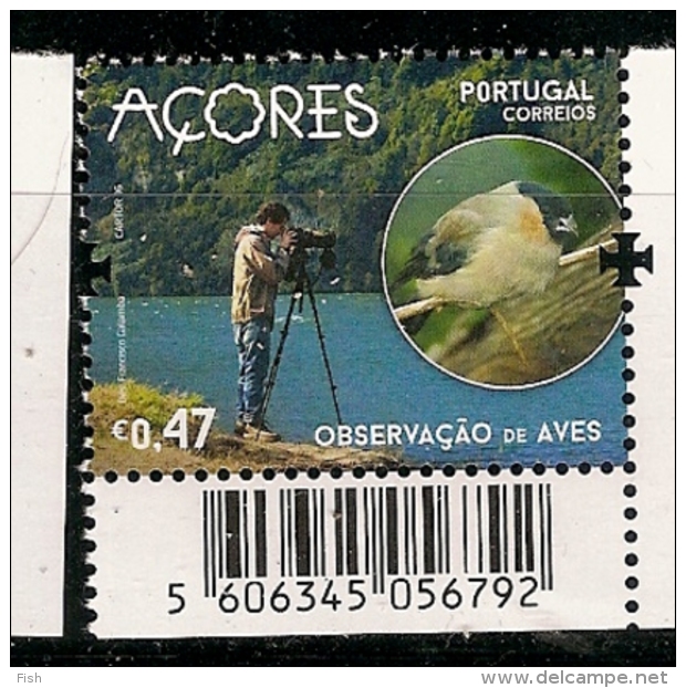 Portugal ** & Açores, Bird Watchers 2016 (barras) - Altri & Non Classificati