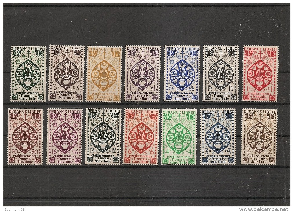 Inde Française ( 217/230 X -MH) - Unused Stamps