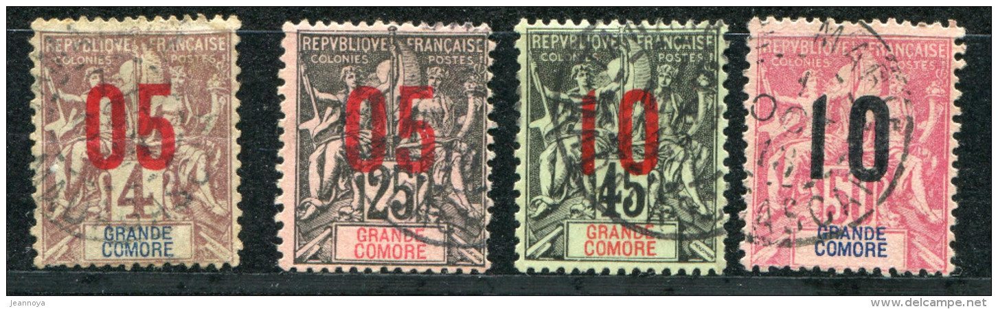 GRANDE COMORE - DIVERS OBL. ENTRE N° 21 & 28 - B/TB - Used Stamps