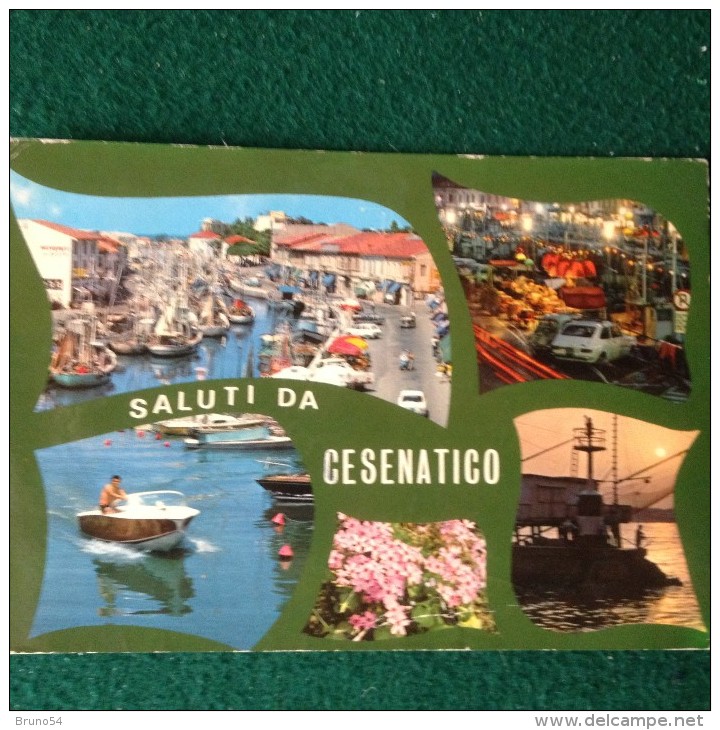 Cartolina Saluti Da Cesenatico Porto Barche Da Pesca Viaggiata - Cesena