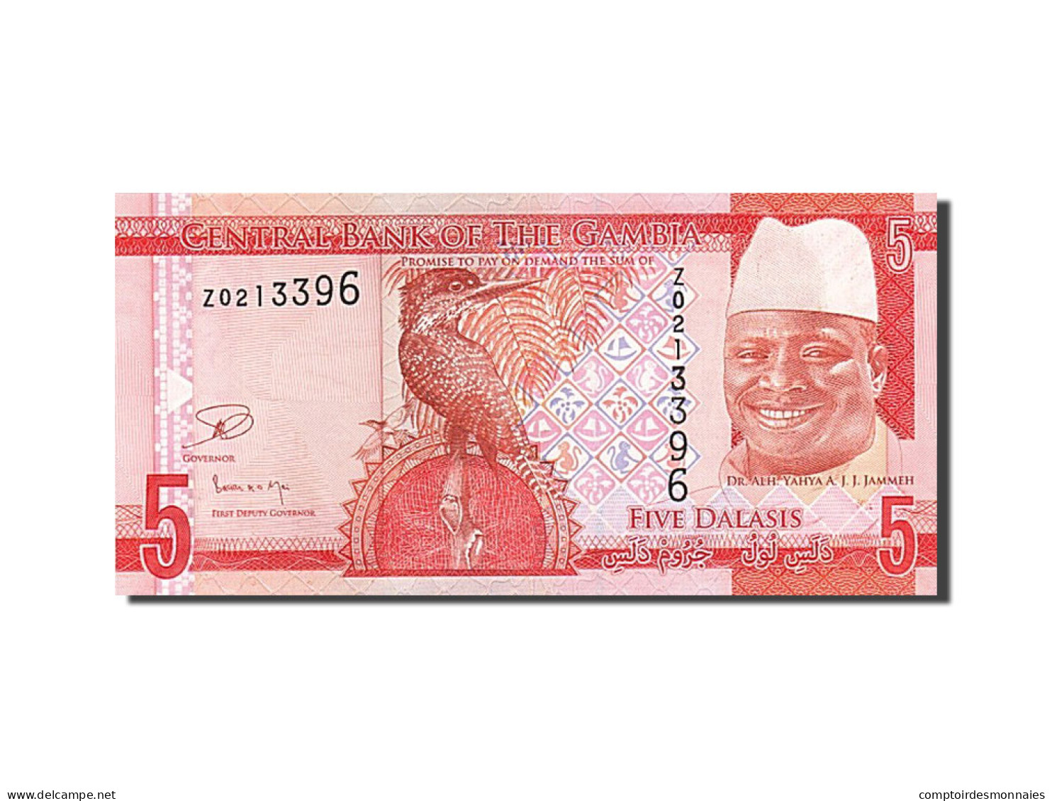 Billet, Gambia, 5 Dalasis, 2015, 2015, NEUF - Gambie