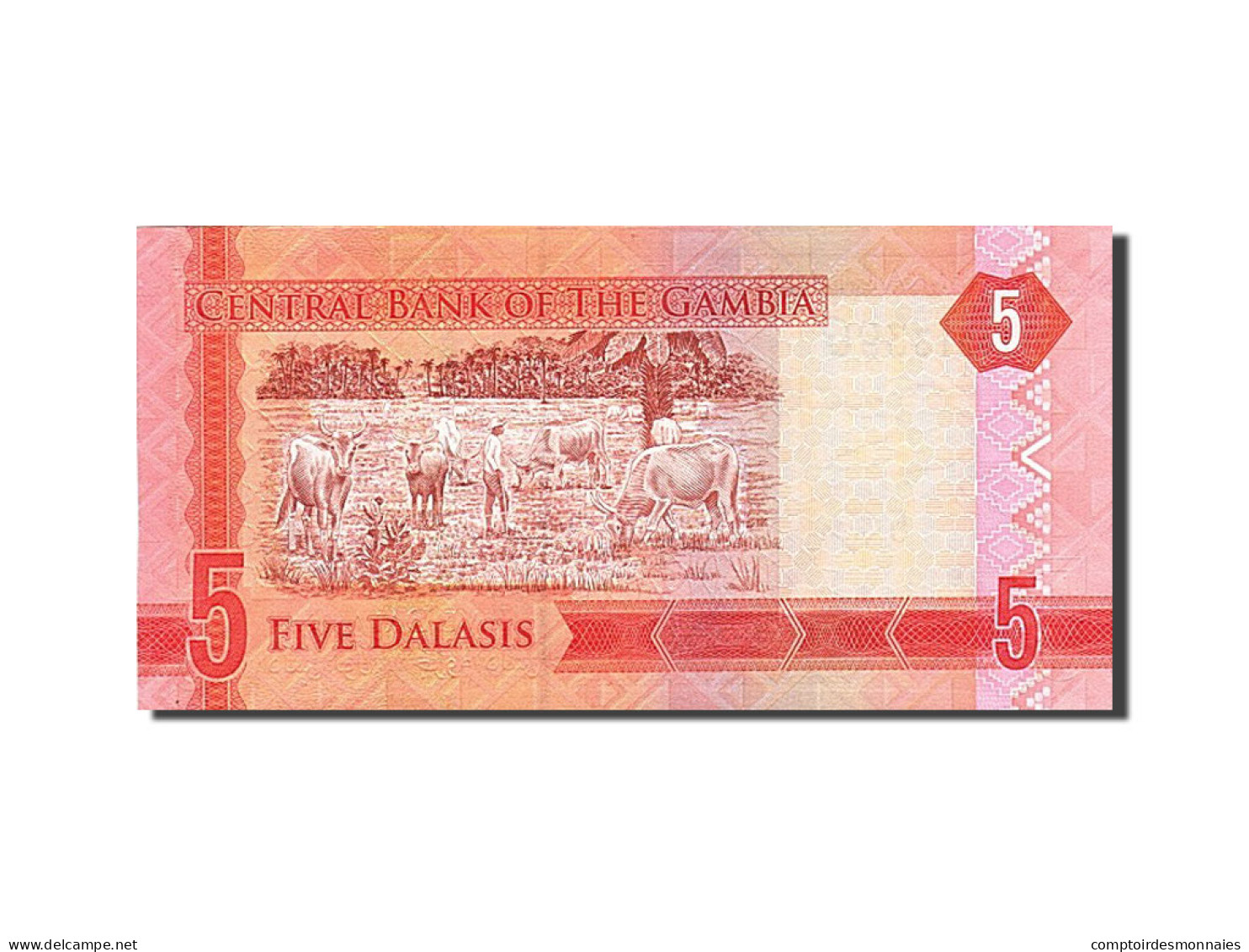 Billet, Gambia, 5 Dalasis, 2015, 2015, NEUF - Gambie