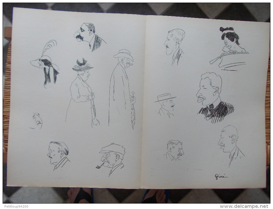 DESSIN CARICATURE François De Givré DINARD Année 1914 - Drawings