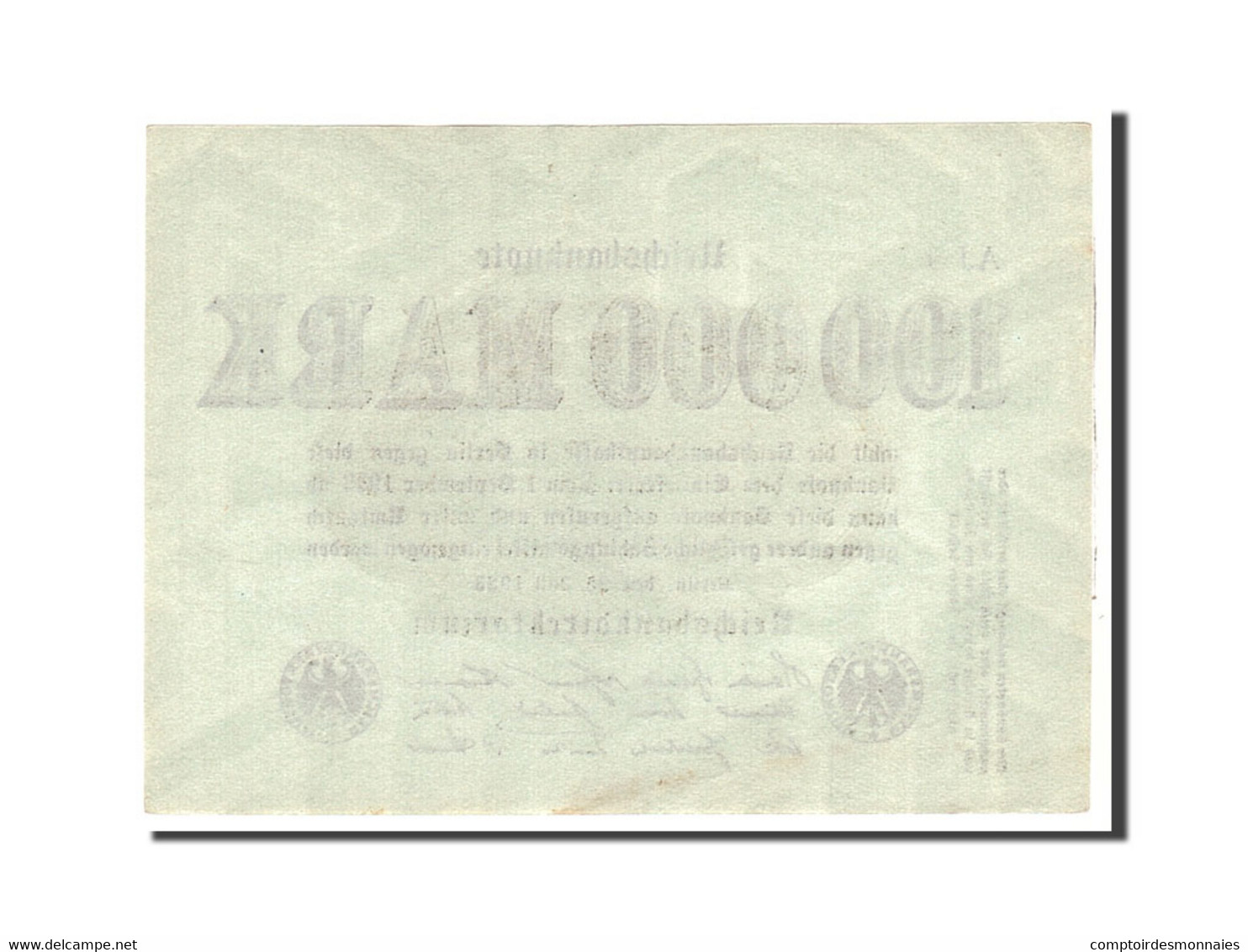 Billet, Allemagne, 100,000 Mark, 1923, 1923-07-25, KM:91a, SPL - 100000 Mark