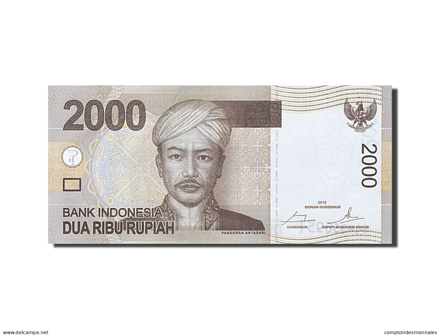 Billet, Indonésie, 2000 Rupiah, 2015, 2015, NEUF - Indonésie