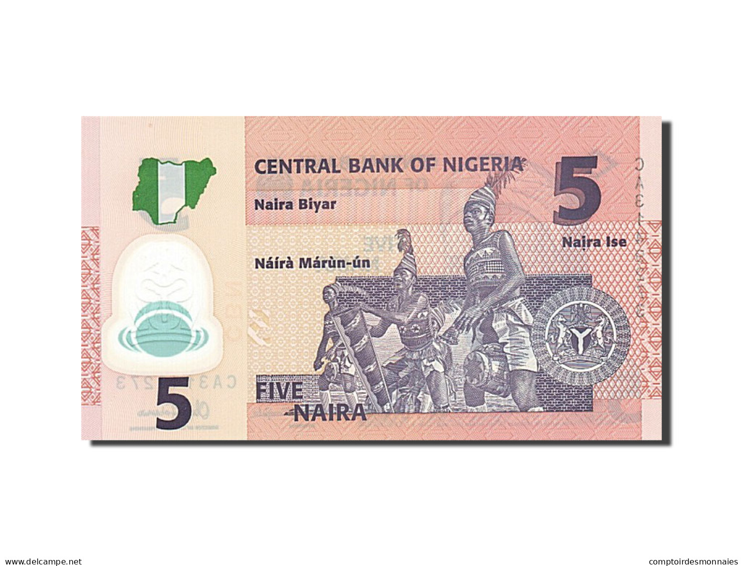 Billet, Nigéria, 5 Naira, 2015, 2015, NEUF - Nigeria