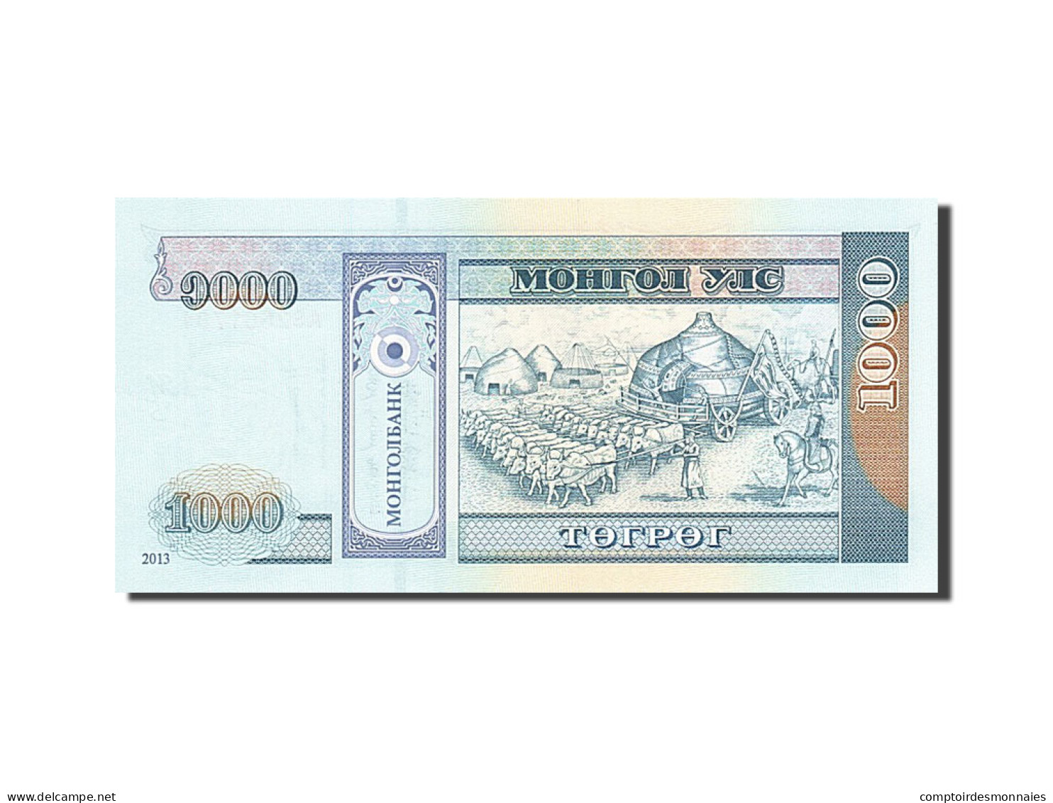 Billet, Mongolie, 1000 Tugrik, 2013, 2013, NEUF - Mongolia