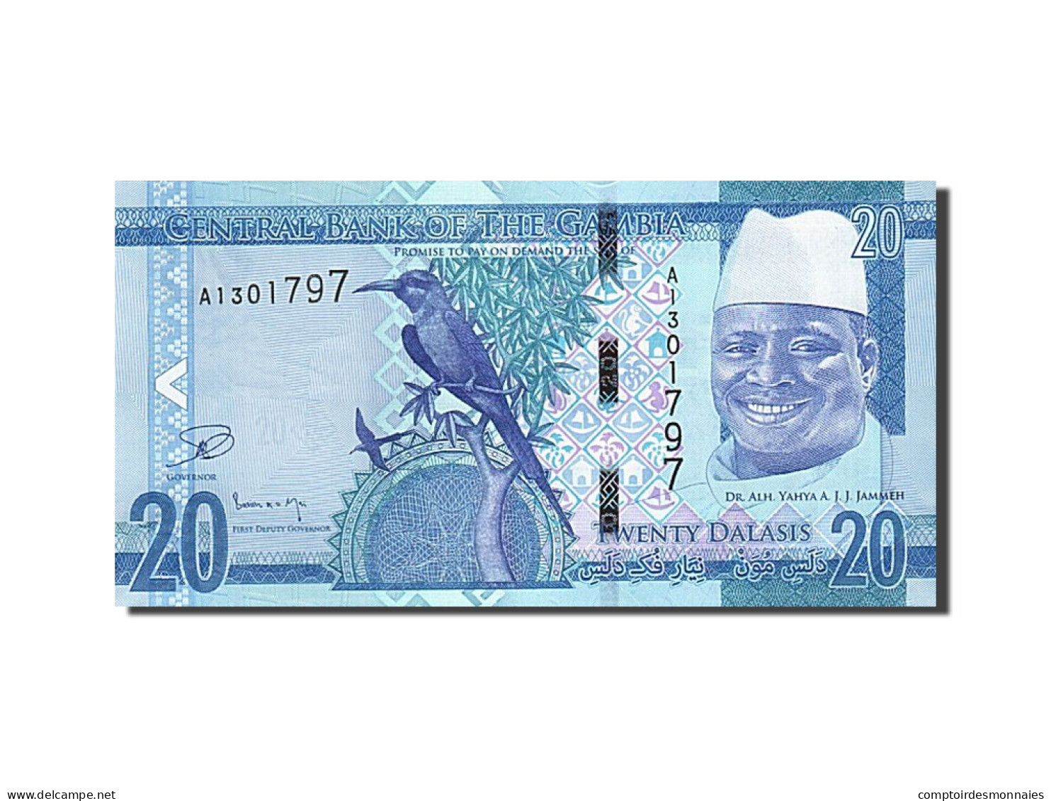 Billet, Gambia, 20 Dalasis, 2015, 2015, NEUF - Gambia