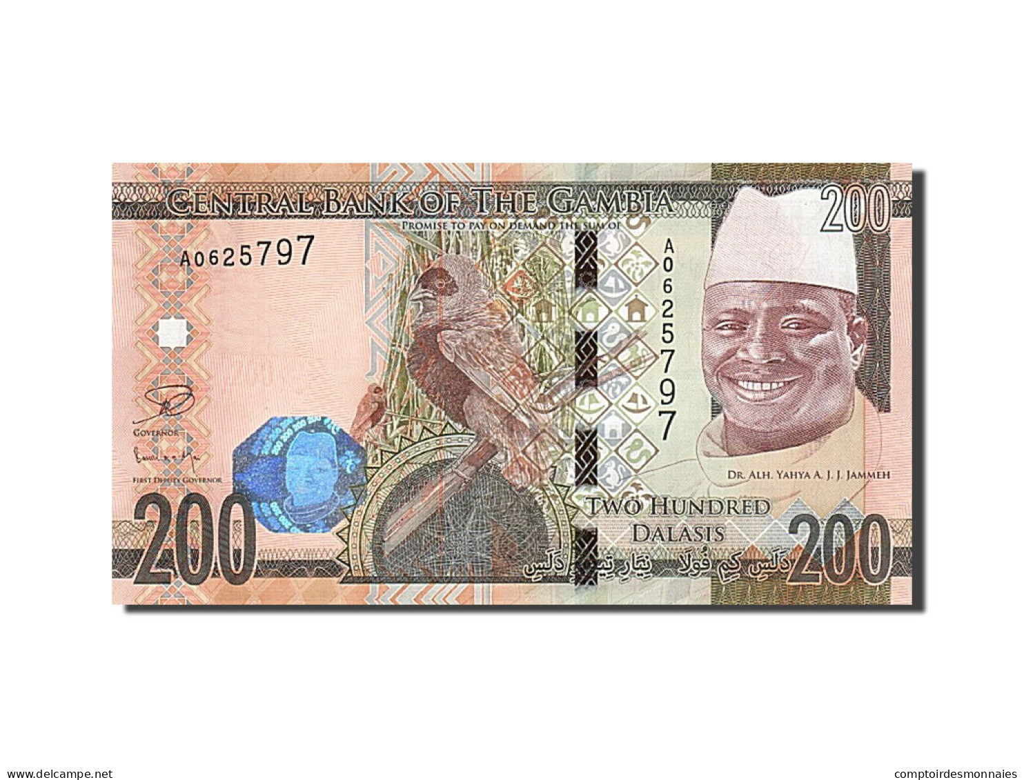 Billet, Gambia, 200 Francs, 2015, 2015, NEUF - Gambie