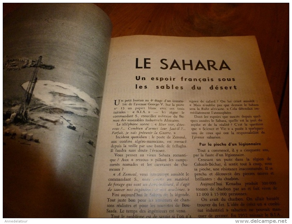 SCIENCE Et VIE N° 467: SOMMAIRE En  2e Photo :200 Hélicoptères Pour Les Paras En Algérie;Iles Lofoten;Matto Grosso..etc - Science