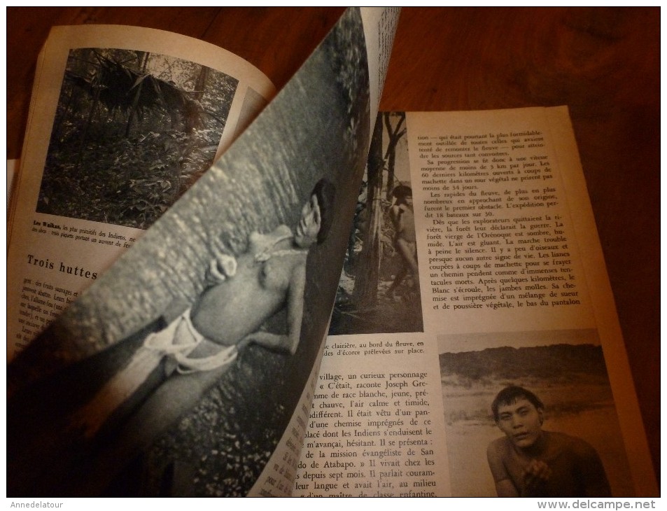 1954 SCIENCE et VIE --->SOMMAIRE en  2e photo  et: Les JUIFS noirs; Après la catastrophe d'Orléanville; CARAVELLE..etc