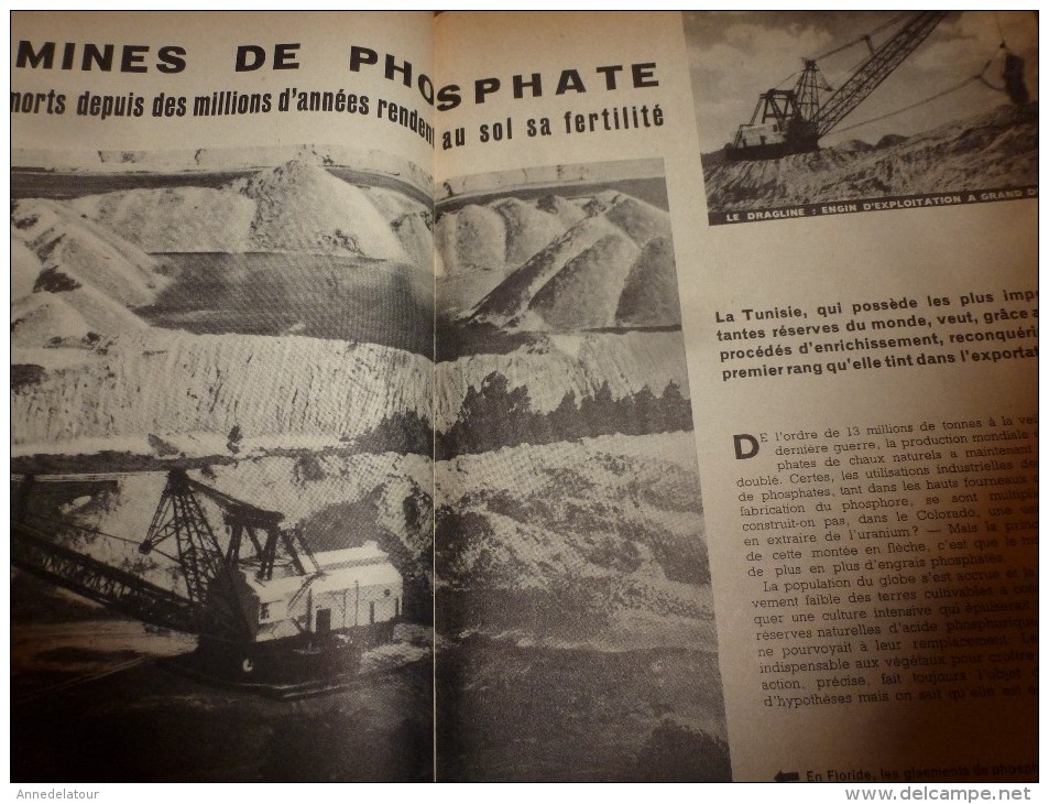 1954 SCIENCE Et VIE --->SOMMAIRE En  2e Photo  Et: FAUSTO COPPI Fabuleux Champion ;Les Autos Miniatures; Cotentin...etc - Wissenschaft