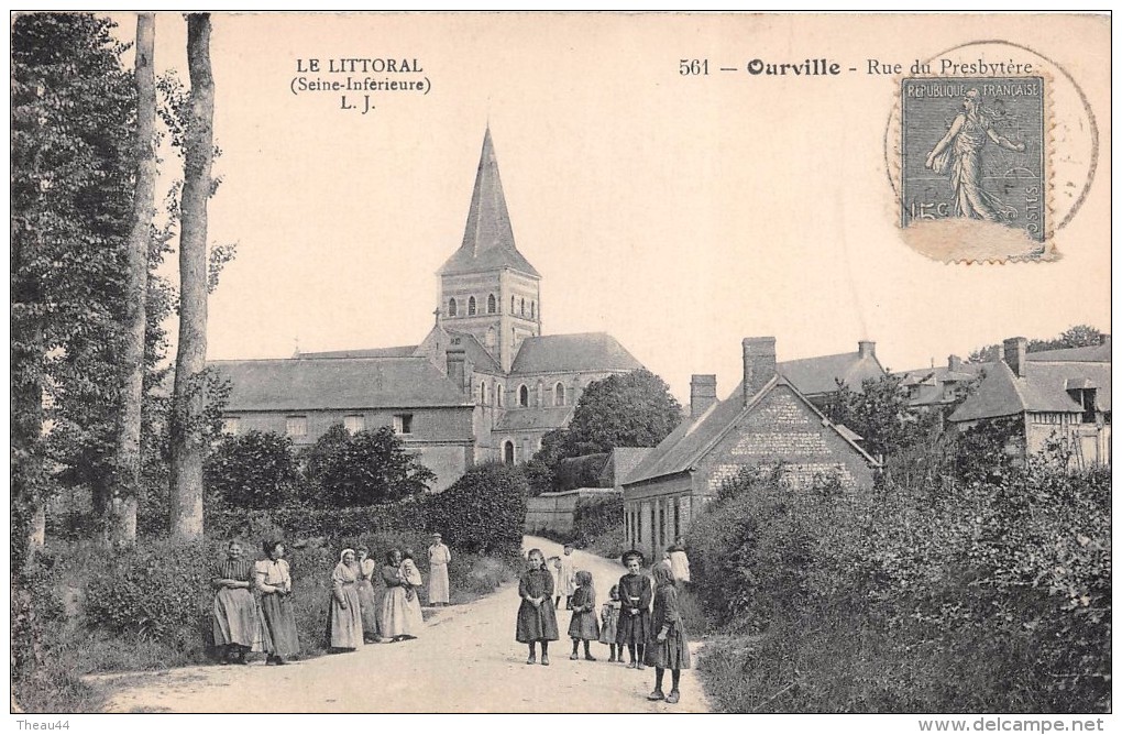 ¤¤  -   561   -   OURVILLE    -   Rue Du Presbytère   -   Eglise     -  ¤¤ - Ourville En Caux