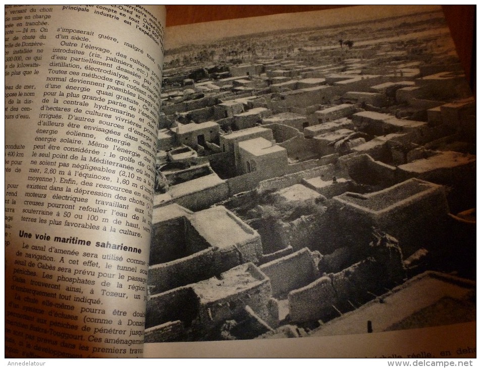 1954 SCIENCE Et VIE --->SOMMAIRE En  2e Photo  Et: La Mer Dans Le SAHARA ; Forêt De St-Vincent-de-Paul ; Etc... - Ciencia