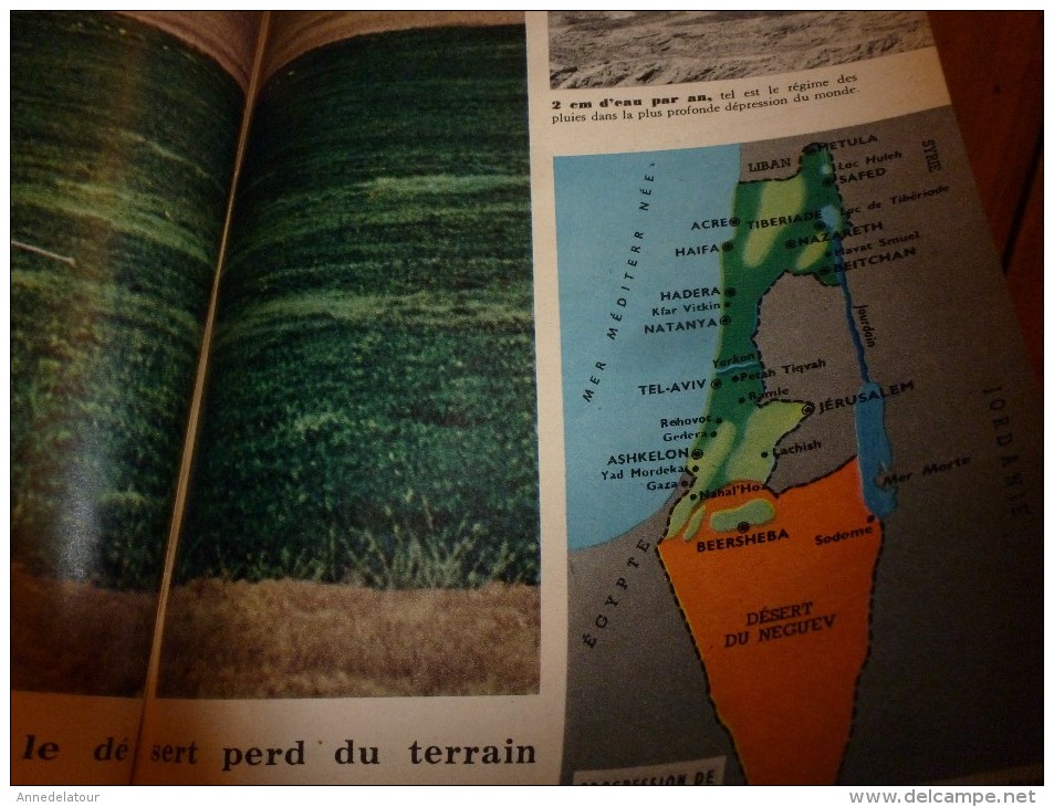 1954 SCIENCE et VIE --->SOMMAIRE en  2e photo  et:  ISRAËL ; Extraordinaire ESCARGOT; Pour ne pas vieillir..etc