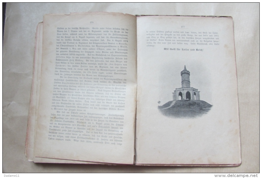 Saarbrücker Kriegschronik 1870 Saarbrücken   Von Lindner in Leipzig 278 pages  Spicheren 1902