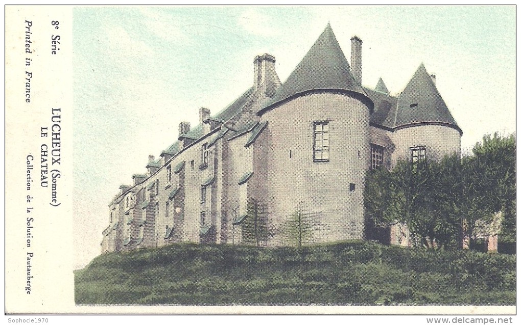 SOMME - 80 - LUCHEUX - Le Château - Lucheux