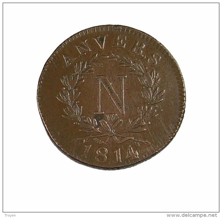 10 Cent - Napoléon 1er - Anvers - Monnaie Obsidionale - 1814 - N/W - TTB+ - - 1814 Belagerung Von Antwerpen