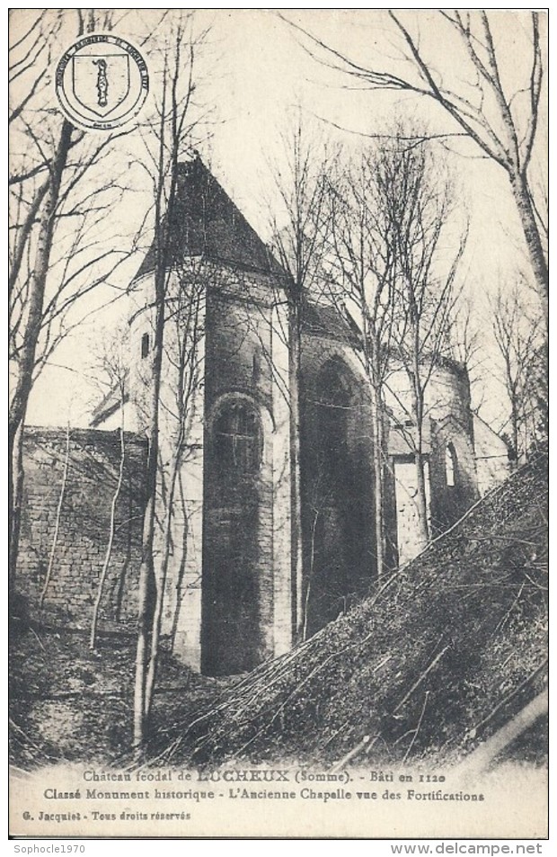 SOMME - 80 - LUCHEUX - Le Château Fédoal - Lucheux