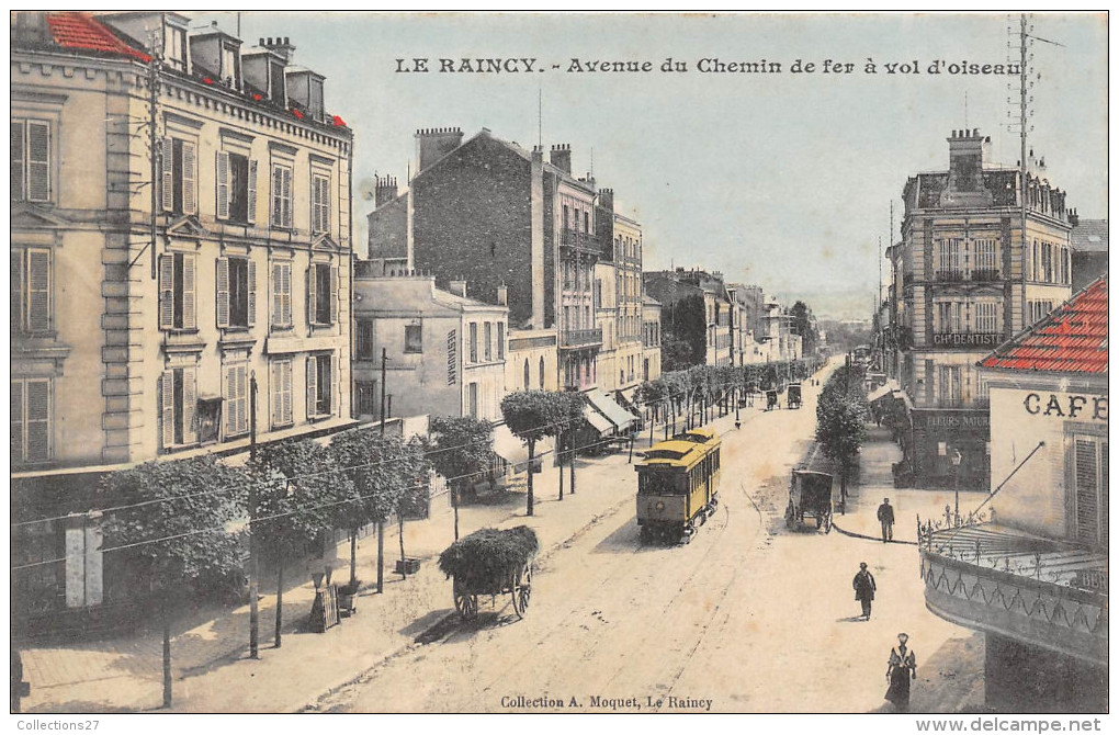 93-LE RAINCY- AVENUE DU CHEMIN DE FER A VOL D'OISEAU - Le Raincy