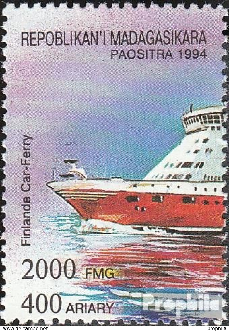 Madagaskar 1759 (kompl.Ausg.) Postfrisch 1994 Schiffe - Madagaskar (1960-...)