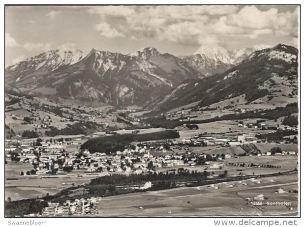 DE.- Sonthofen Mit Iseler, Gaishorn, Rauhhorn Imbergerhorn - Allgäuer Alpen. 2 Scans. - Sonthofen