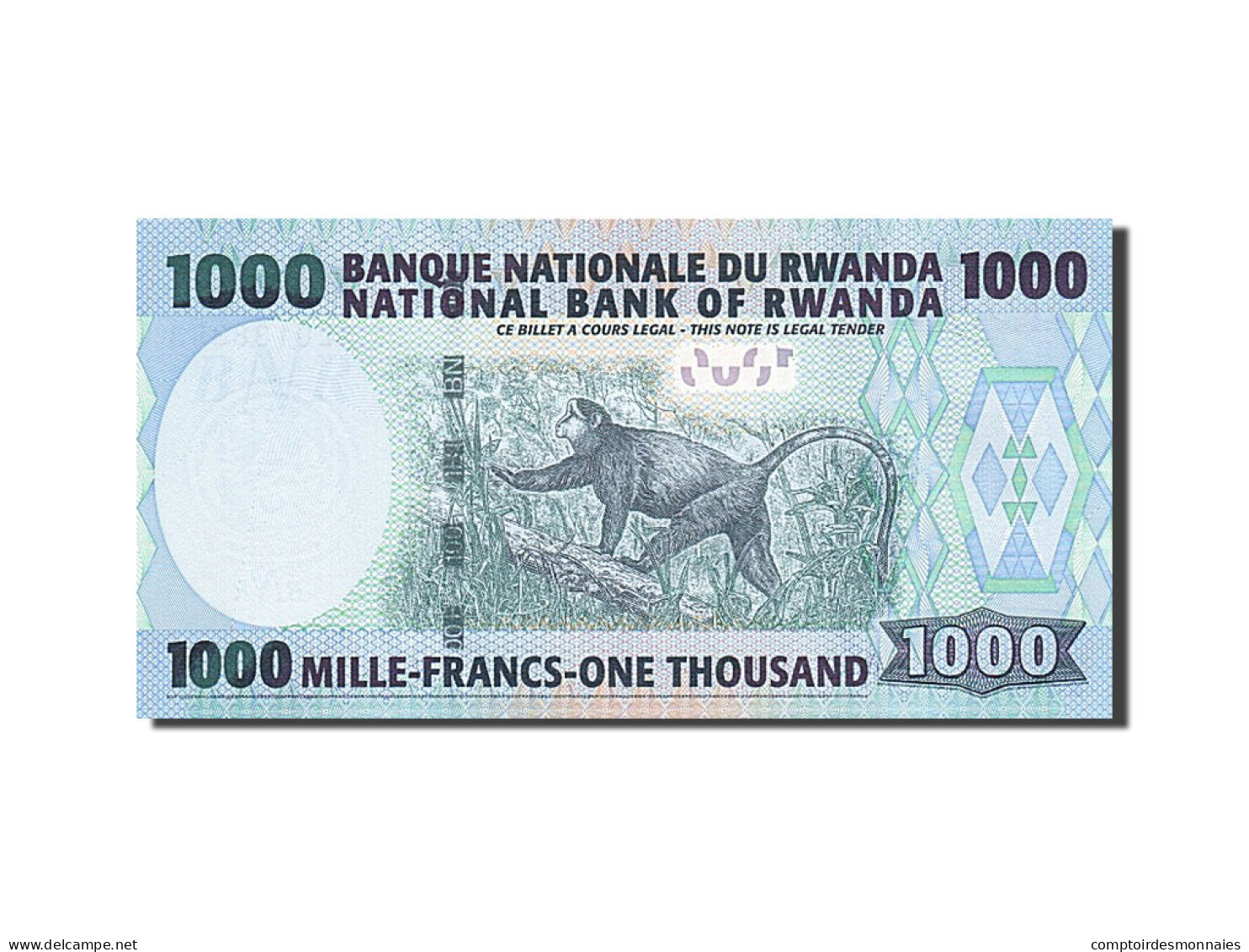 Billet, Rwanda, 1000 Francs, 2008, 2008-02-01, NEUF - Rwanda