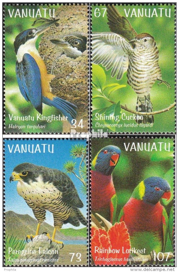 Vanuatu 1081-1084 (kompl.Ausg.) Postfrisch 1998 Vögel - Vanuatu (1980-...)
