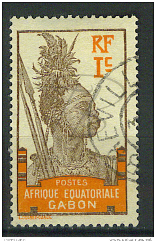 VEND BEAU TIMBRE DU GABON N°49 , CACHET "LIBREVILLE" !!!! - Timbres-taxe