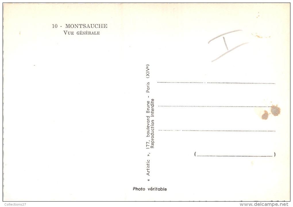 58-MONTSAUCHE- VUE GENERALE - Montsauche Les Settons