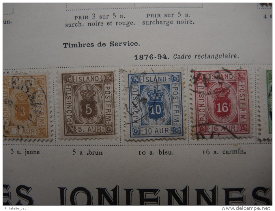 ISLANDE - Collection avec de nombreux neufs première charnière - Bonnes valeurs - A voir - P20330