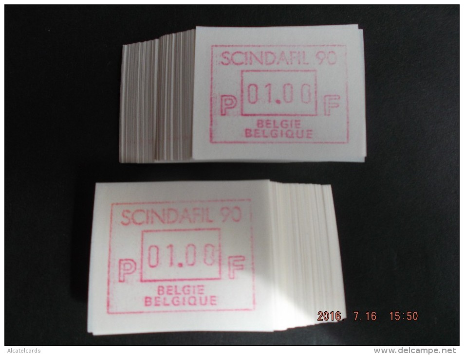 SCINDAFIL ´90. C Papier. Dienst / VS Nieuwe Cijfers. 200 X - Sonstige & Ohne Zuordnung