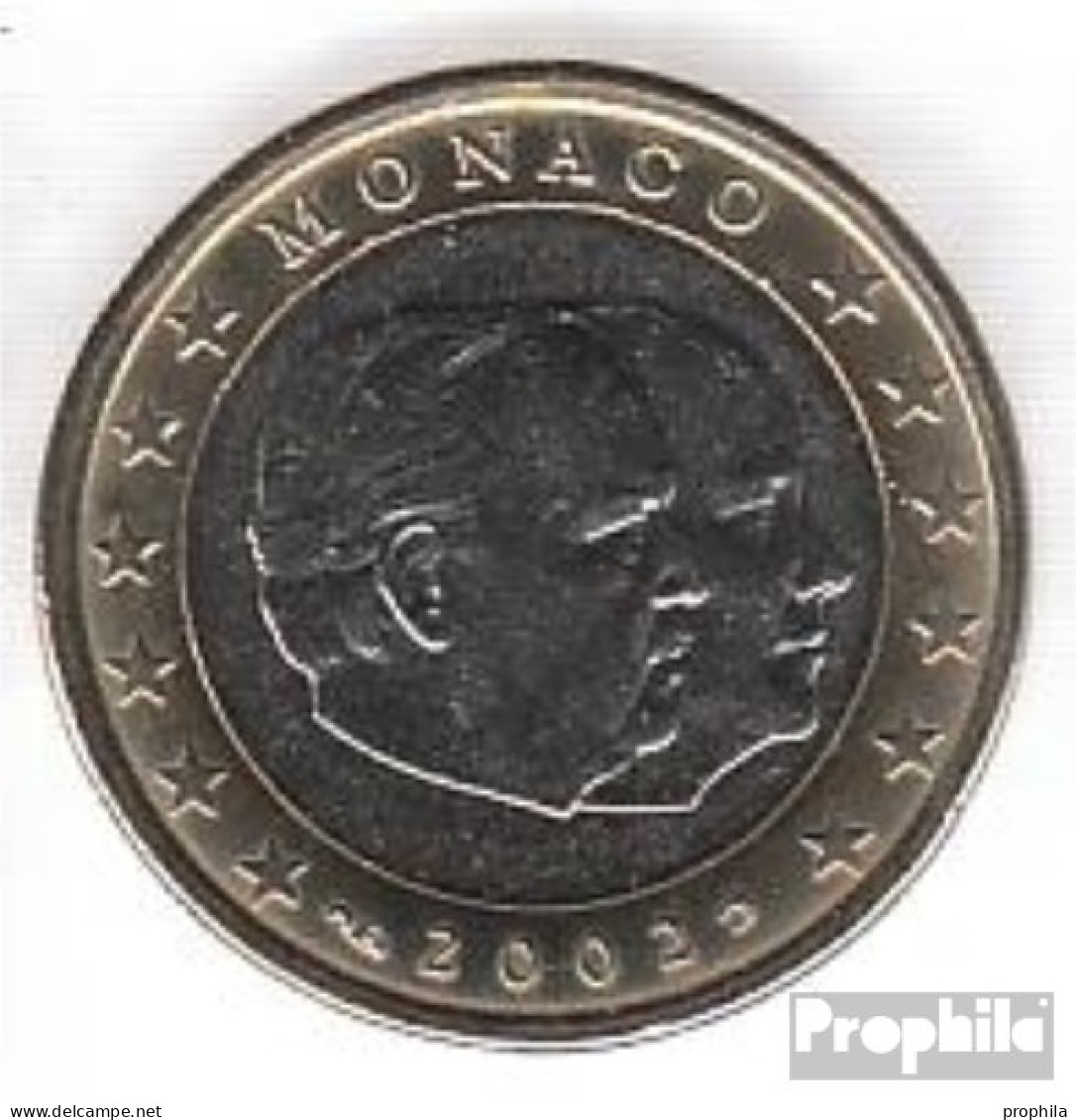 Monaco MON 7 2002 Stgl./unzirkuliert Stgl./unzirkuliert 2002 Kursmünze 1 Euro - Monaco