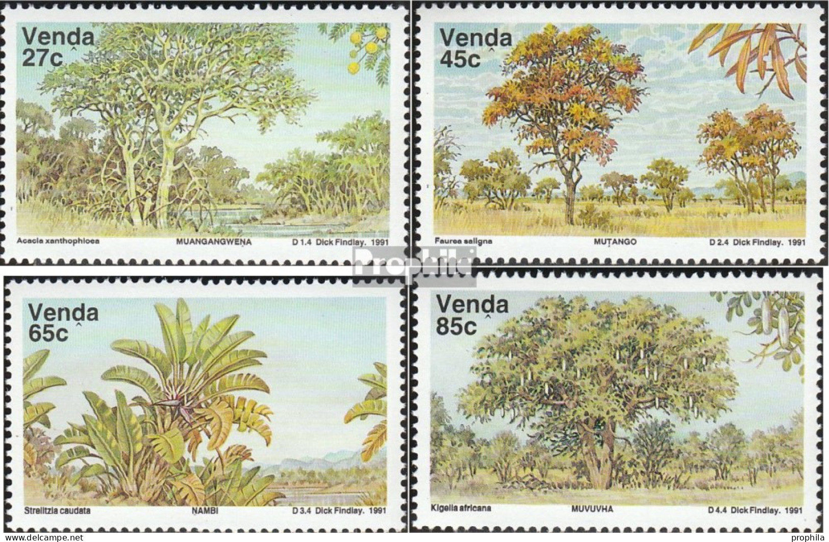 Südafrika - Venda 229-232 (kompl.Ausg.) Postfrisch 1991 Bäume - Venda