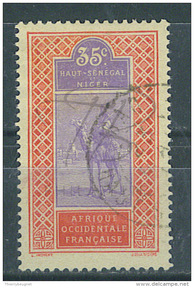 VEND BEAU TIMBRE DU HAUT-SENEGAL ET NIGER N°27 , CACHET "GAO" !!!! - Oblitérés