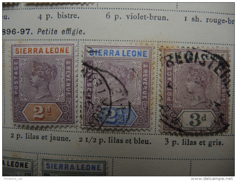 SIERRA LEONE - Collection avec des timbres neufs première charnière - Bonnes valeurs - A voir - P20360