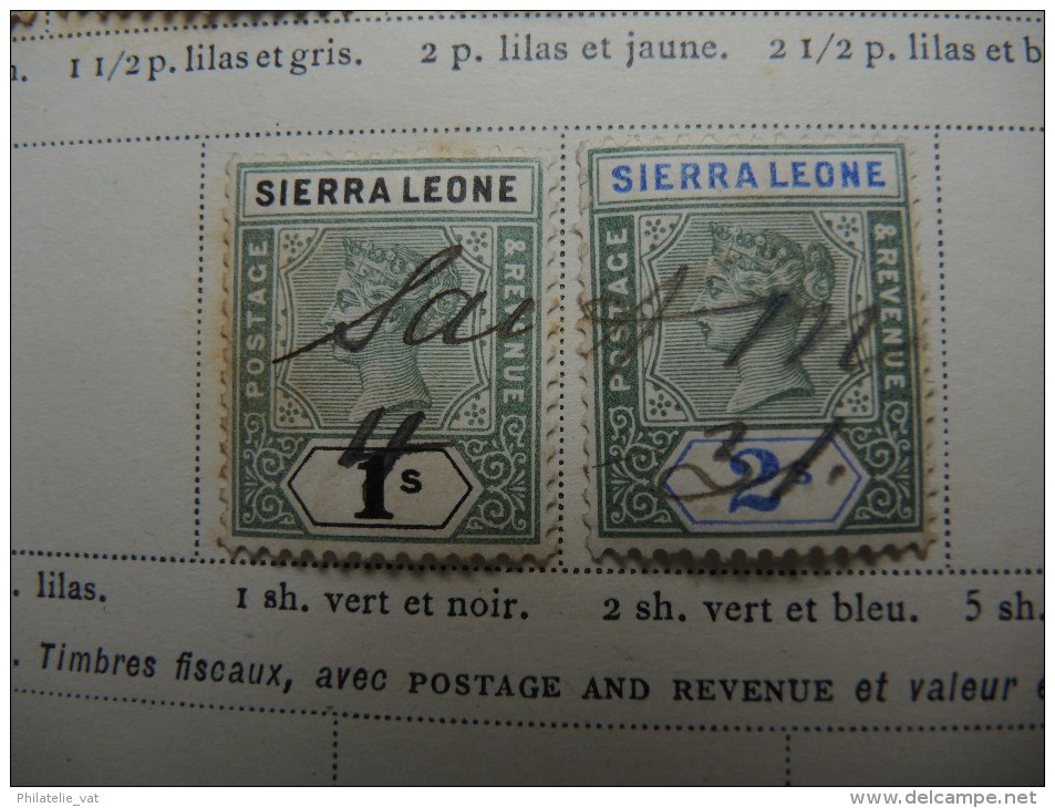 SIERRA LEONE - Collection avec des timbres neufs première charnière - Bonnes valeurs - A voir - P20360