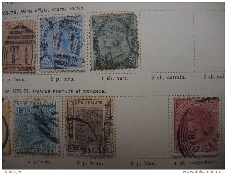 NOUVELLE ZELANDE - Collection avec des timbres neufs première charnière - Cote importante - Bonnes valeurs - P20375