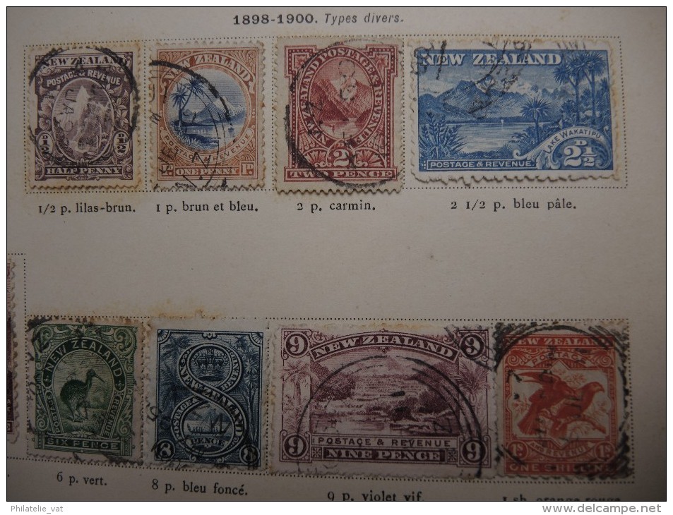 NOUVELLE ZELANDE - Collection avec des timbres neufs première charnière - Cote importante - Bonnes valeurs - P20375