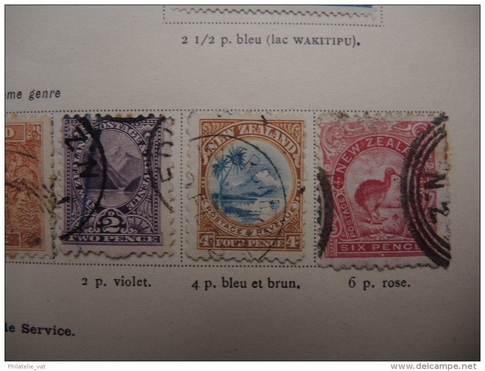 NOUVELLE ZELANDE - Collection avec des timbres neufs première charnière - Cote importante - Bonnes valeurs - P20375