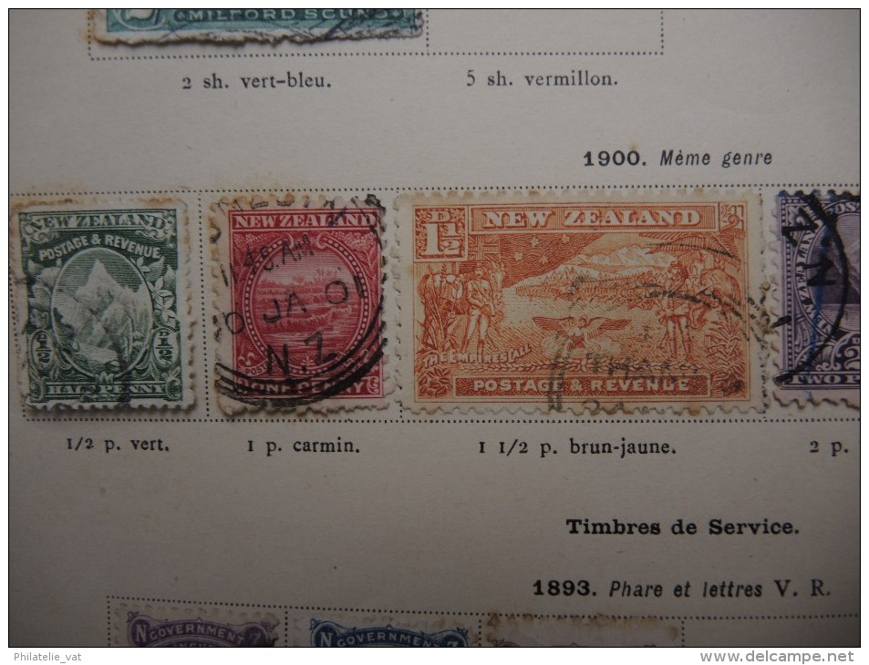 NOUVELLE ZELANDE - Collection avec des timbres neufs première charnière - Cote importante - Bonnes valeurs - P20375