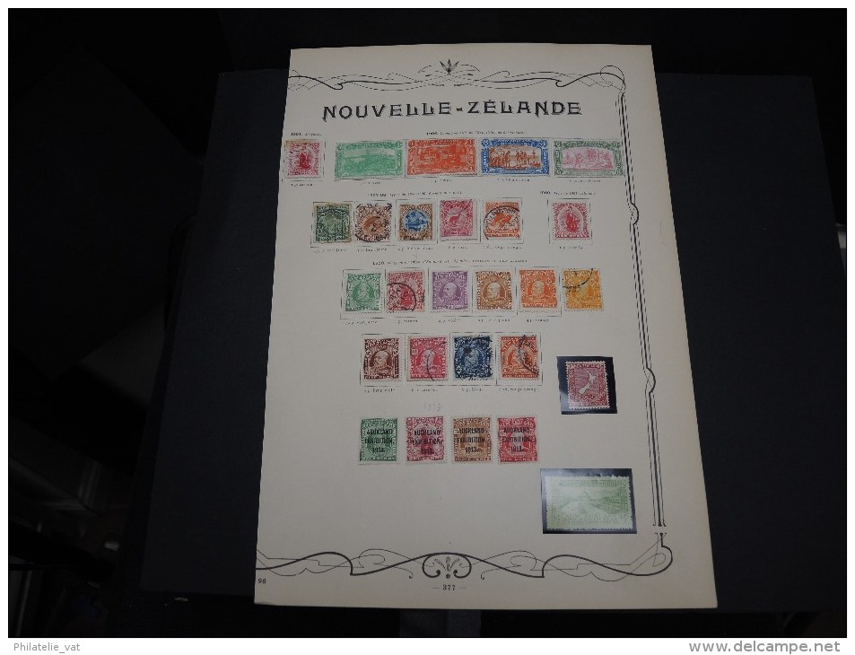 NOUVELLE ZELANDE - Collection avec des timbres neufs première charnière - Cote importante - Bonnes valeurs - P20375