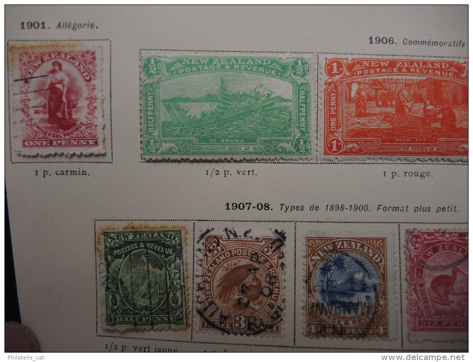 NOUVELLE ZELANDE - Collection avec des timbres neufs première charnière - Cote importante - Bonnes valeurs - P20375