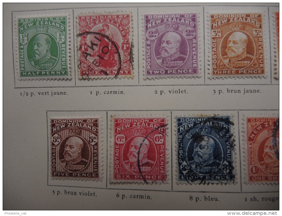 NOUVELLE ZELANDE - Collection avec des timbres neufs première charnière - Cote importante - Bonnes valeurs - P20375