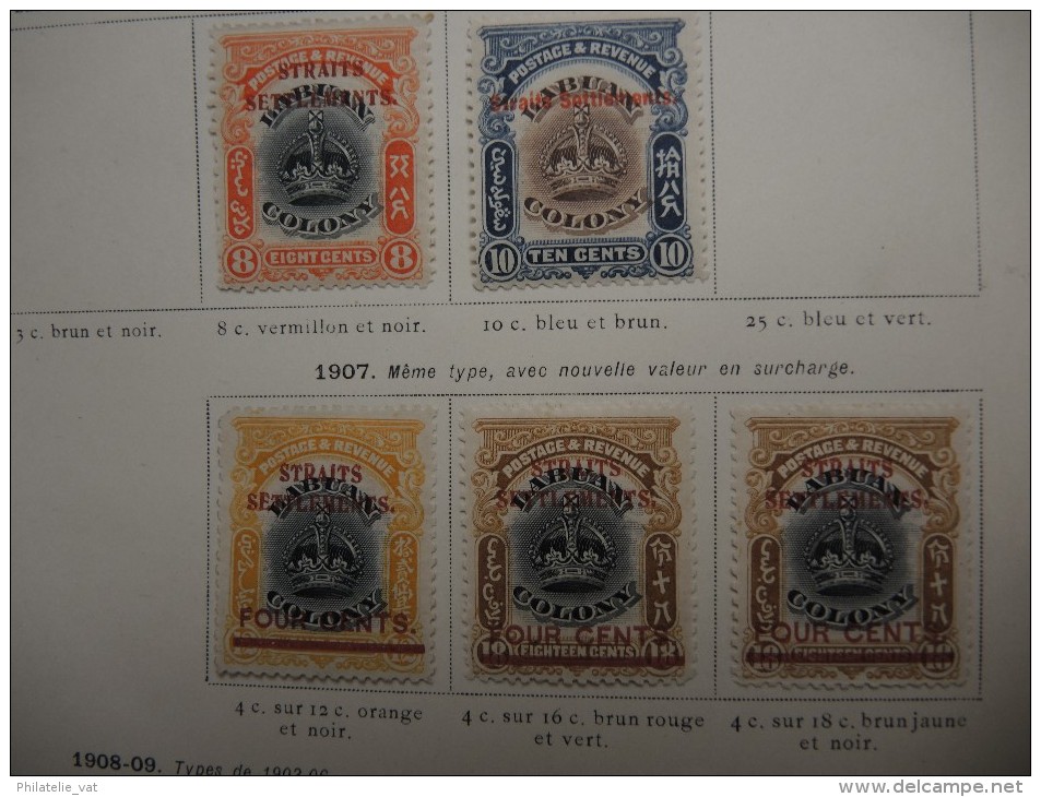 MALACCA - Collection avec des timbres neufs première charnière - Avec de bonnes valeurs - A voir - P20381