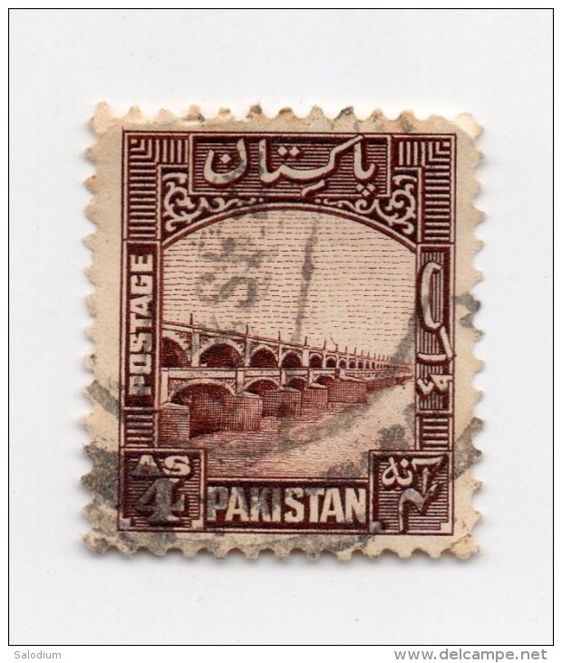 F01531 - Francobollo Stamp - PAKISTAN Ponte Bridge - Pakistan