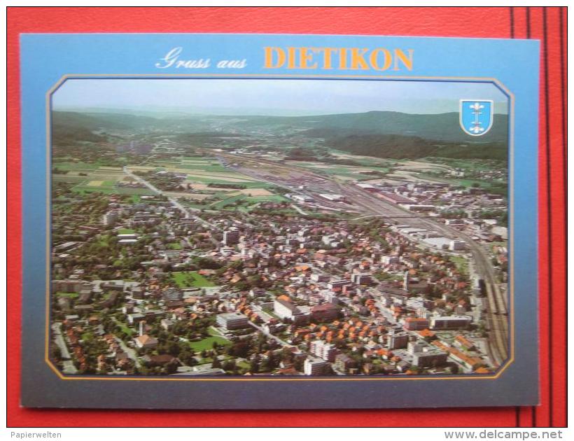 Dietikon (ZH) - Flugaufnahme "Gruss Aus Dietikon" - Dietikon