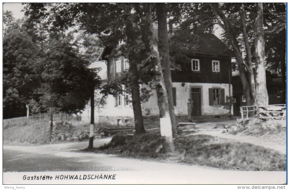 Neustadt In Sachsen - S/w Gaststätte Hochwaldschänke - Neustadt